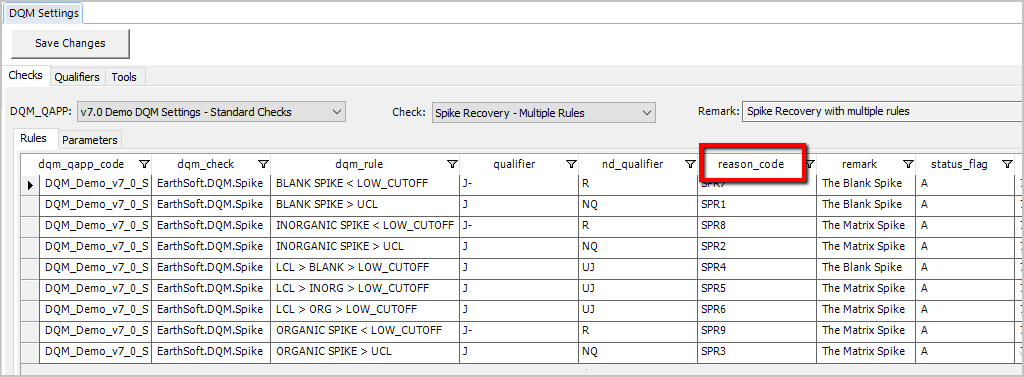 DQM_Reason_Code_Column