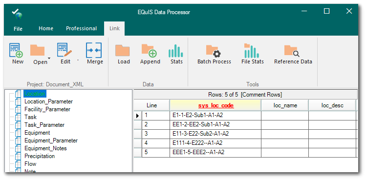 EDP_Link-XML-Example-Output