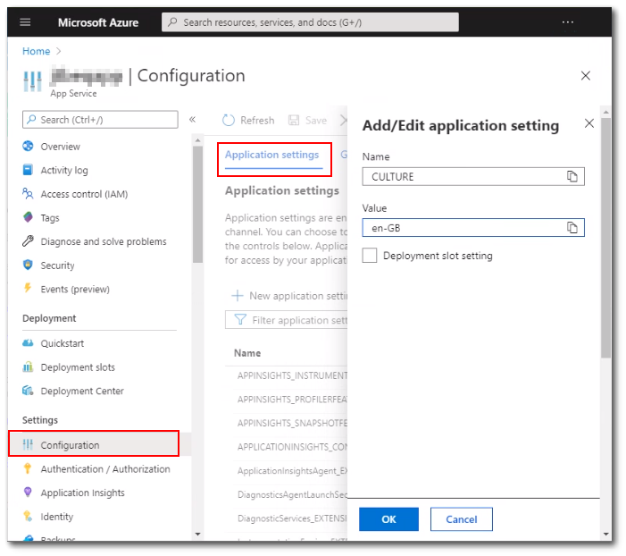 Ent-Language-Azure-Setting