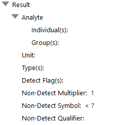 Analytical Results II Result