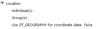 Analytical Results II Location